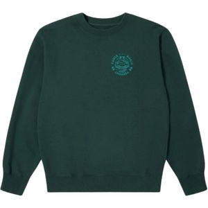 Edwin, Heren, Sweatshirts & Hoodies, Groen, Maat: S Katoen,