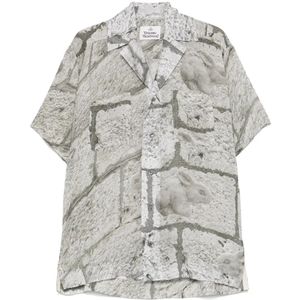 Vivienne Westwood, Heren, Overhemden, Grijs, Maat: S Katoen,