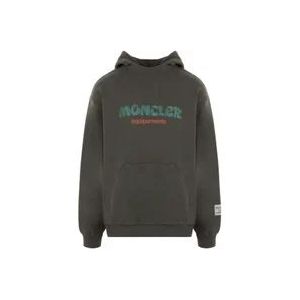 Moncler Groene Oversized Hoodie , Green , Heren , Maat: XL