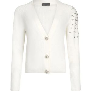 Liu Jo, Dames, Truien, Wit, Maat: L Wol,