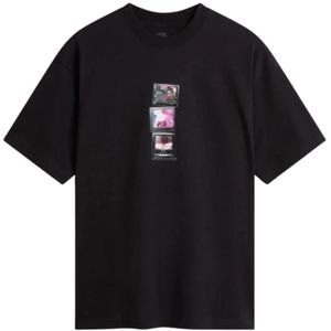 Vans, Heren, Tops, Zwart, Maat: L