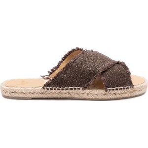 Castañer, Dames, Schoenen, Bruin, Maat: 36 EU Linnen,