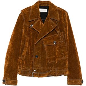 Dries Van Noten, Heren, Jassen, Bruin, Maat: M