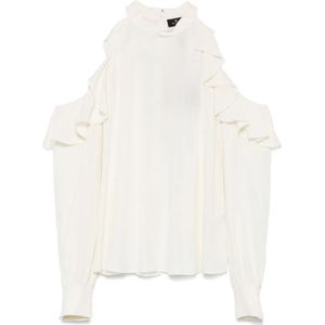 Etro, Dames, Blouses & Shirts, Wit, Maat: M Zijde,
