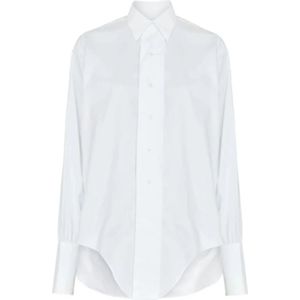 Maison Margiela, Dames, Blouses & Shirts, Wit, Maat: XS