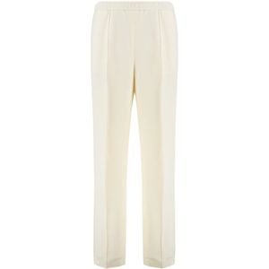 Fabiana Filippi, Dames, Broeken, Beige, Maat: 2XS Zijde,