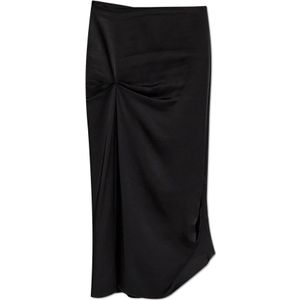 Victoria Beckham, Dames, Rokken, Zwart, Maat: S Viscose,