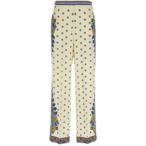 Etro, Dames, Broeken, Veelkleurig, Maat: S Zijde,