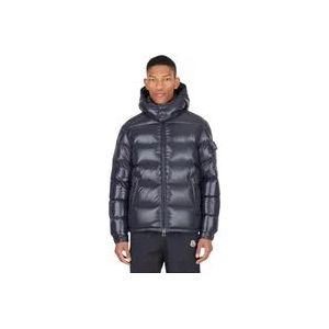 Moncler Gewatteerd Donsjack , Blue , Heren , Maat: 2XL