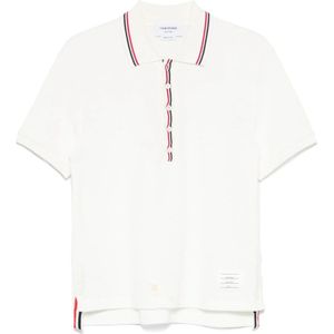 Thom Browne, Heren, Tops, Wit, Maat: XL Wol,