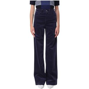 Emporio Armani, Dames, Broeken, Blauw, Maat: W26