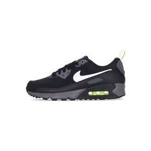 Nike Air Max 90 Zwart/Wit Sneakers , Black , Heren , Maat: 38 EU