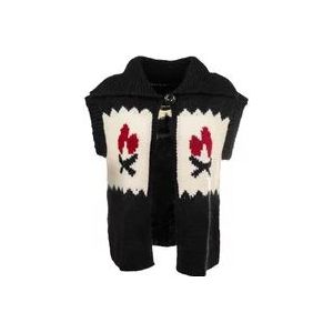 Dsquared2 Merino Wol Cardigan , Black , Dames , Maat: M