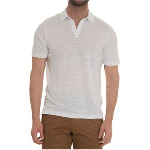 Gran Sasso, Heren, Tops, Wit, Maat: 4XL Linnen,