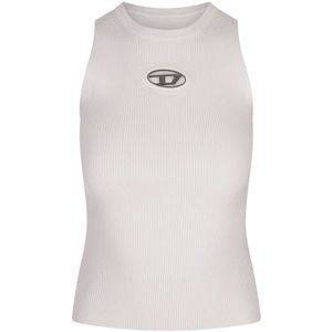 Diesel, Dames, Tops, Wit, Maat: XS Viscose,