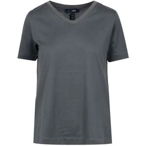 Max Mara, Dames, Tops, Grijs, Maat: S Katoen,