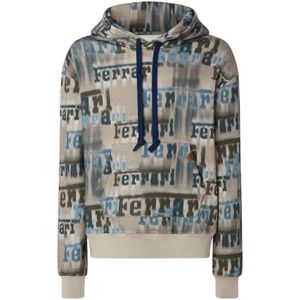 Ferrari, Heren, Sweatshirts & Hoodies, Veelkleurig, Maat: M Katoen,