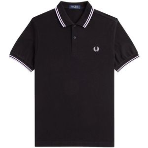 Fred Perry, Heren, Tops, Zwart, Maat: 2XL Katoen,