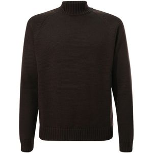 Zanone, Heren, Truien, Bruin, Maat: M Wol,