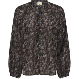 Heartmade, Dames, Blouses & Shirts, Bruin, Maat: XS Zijde,