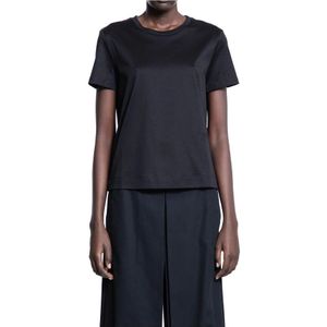 Max Mara, Dames, Tops, Zwart, Maat: XS Katoen,