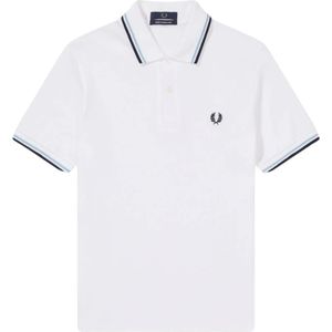 Fred Perry, Heren, Tops, Wit, Maat: 3XS Katoen,