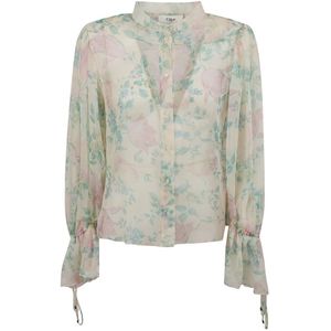 Chloé, Dames, Blouses & Shirts, Veelkleurig, Maat: S