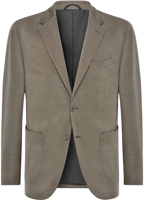 Boggi Milano, Heren, Jassen, Beige, Maat: S Wol,