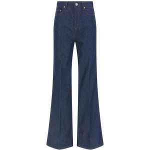 Ami Paris, Dames, Jeans, Blauw, Maat: W30 Katoen,
