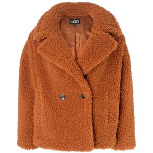 Ugg, Dames, Jassen, Bruin, Maat: 2XS Fleece,