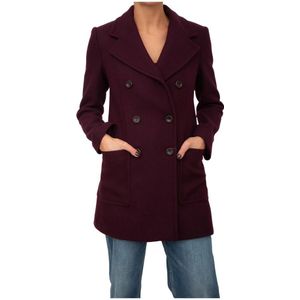 Liu Jo, Dames, Mantels, Paars, Maat: M Wol,