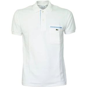 Lacoste, Heren, Tops, Wit, Maat: 4XL Katoen,
