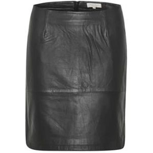 Part Two, Dames, Rokken, Zwart, Maat: XS Leer,