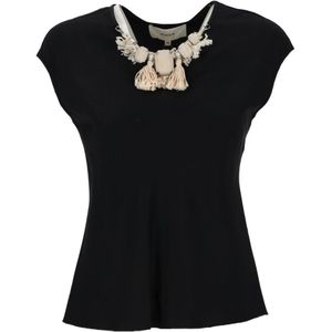 Kocca, Dames, Tops, Zwart, Maat: XS