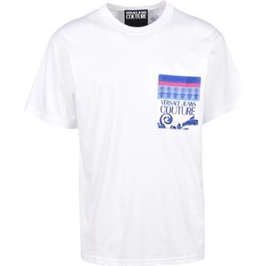 Versace Couture Heren T-shirt Wit 76GAH6RB-JS334 003
