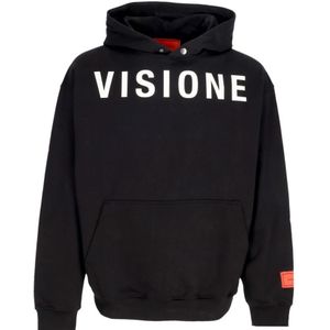 Vision OF Super, Heren, Sweatshirts & Hoodies, Zwart, Maat: L Katoen,