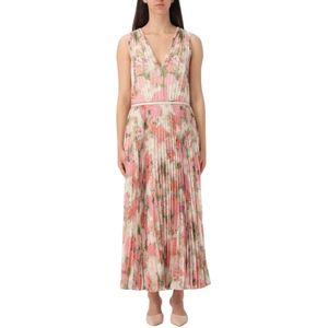 Max Mara Studio, Dames, Jurken, Veelkleurig, Maat: S Poliester,