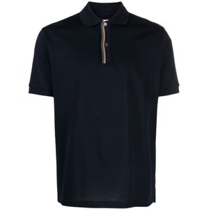 PS By Paul Smith, Heren, Tops, Blauw, Maat: S Katoen,