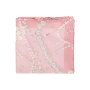 Lanvin Zijden sjaal , Pink , Dames , Maat: ONE Size
