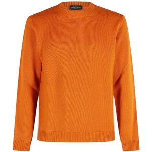 Roberto Collina, Heren, Truien, Bruin, Maat: XL