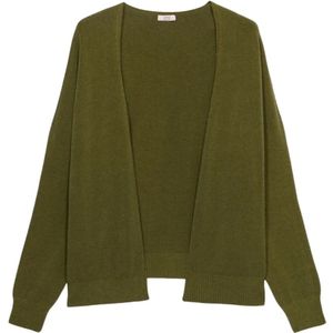 Oltre, Dames, Truien, Groen, Maat: S/M Viscose,