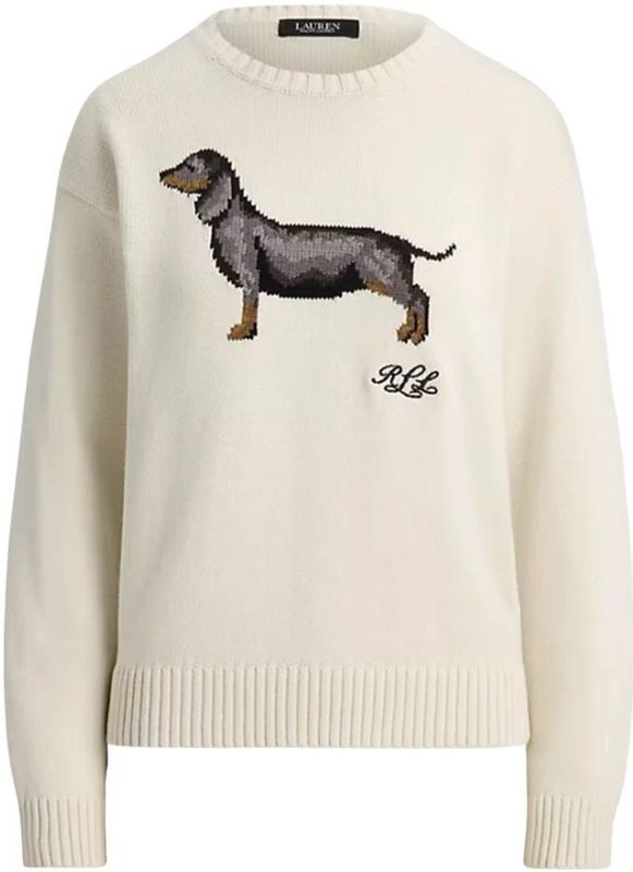 Lauren Ralph Lauren - Riednee - Trui - Crème / Bruin / Grijs / Zwart