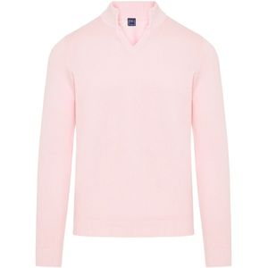 Fedeli, Heren, Truien, Roze, Maat: L Katoen,