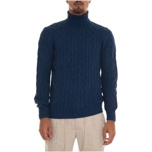 Gran Sasso, Heren, Truien, Blauw, Maat: 2XL Wol,