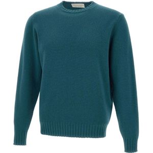 Filippo De Laurentiis, Heren, Truien, Blauw, Maat: M Wol,