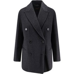 Paltò, Dames, Mantels, Grijs, Maat: XS Wol,