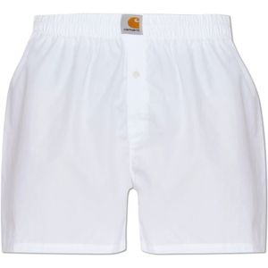 Carhartt Wip, Heren, Ondergoed, Wit, Maat: S Katoen,