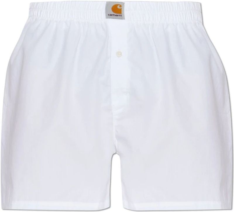 Carhartt Wip, Heren, Ondergoed, Wit, Maat: S Katoen,