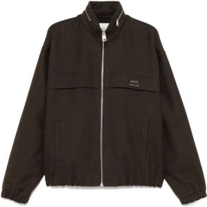 Ami Paris, Heren, Jassen, Bruin, Maat: M Wol,