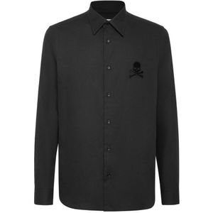 Philipp Plein, Heren, Overhemden, Zwart, Maat: M